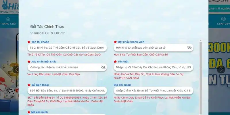 Nắm bắt được quy trình đăng ký Hi88 cực chuẩn  Nắm bắt được quy trình đăng ký Hi88 cực chuẩn